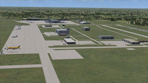 FSX Scenery–Henri Coanda Airport